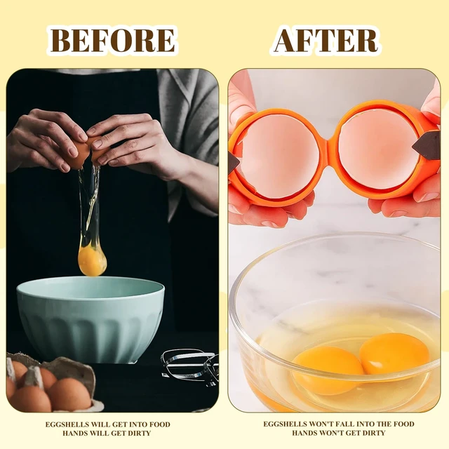 Alt view image 5 of 7 - Egg Cracker, 6PCS Egg Shell Opener for Raw Eggs, Efficient Stainless Steel Egg Opener for Home Cooks and Baking Enthusiasts, 3 Colors