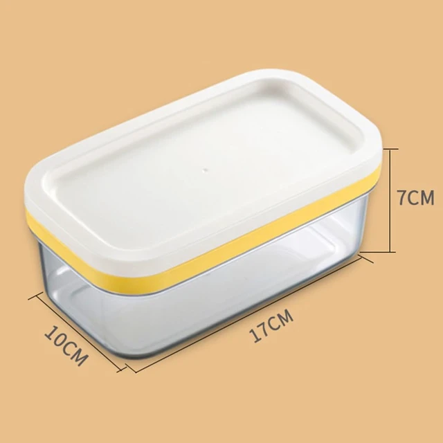 Alt view image 6 of 7 - Butter Slicer Cutter,Butter Dish with Lid, Butter Slicer Cutter and Keeper Butter Slicer Container Easy Storage And Cutting,Refrigerated Butter Container Butter Box