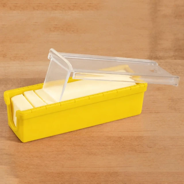 Alt view image 5 of 6 - Silicone Butter Dish with Built-In Slicer BPA-Free Butter Keeper for Fridge, Freezer & Microwave Softens Butter, Non-Stick, Dishwasher Safe, Microwaveable Storage Container