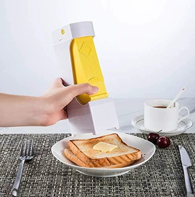 Alt view image 4 of 4 - One Click Stick with Stainless Steel Blade, Cheese Splitter, Butter Slicer, for Bread, Cakes, Cookies