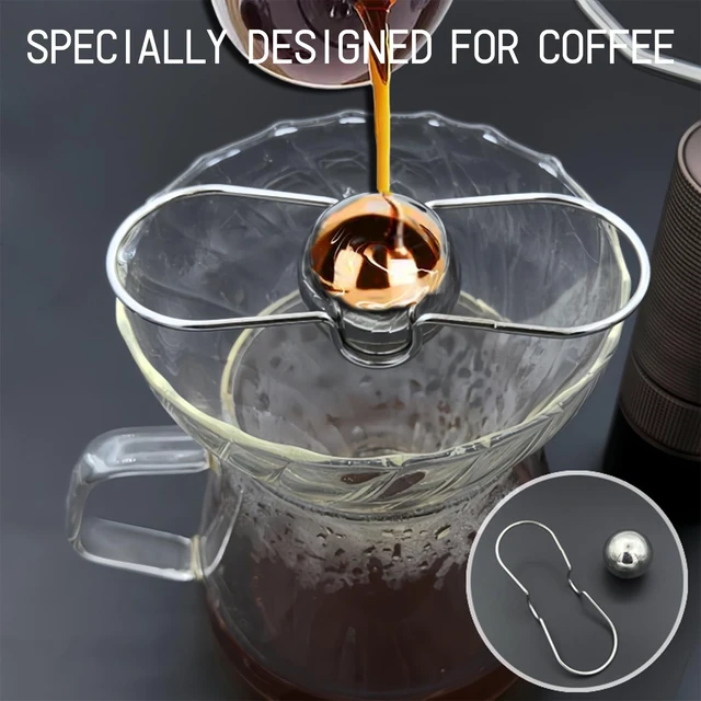 Alt view image 6 of 6 - Espresso Cooling Ball 2 Pcs Stainless Steel Reusable Chiller For Drinks | Instant Cooling, No Dilution, Reusable, 2 Sizes Included