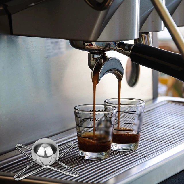 Alt view image 7 of 7 - Espresso Cooling Ball Kit with Spoon, Reusable Stainless Steel Ice Coffee Frozen Ball Espresso Cooling Tool for Iced Coffee Bourbon Scotch & Cocktails