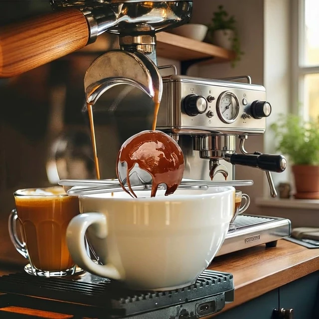 Alt view image 6 of 7 - Reusable Espresso Cooling Ball for Espresso Coffee, Stainless Steel Ice Balls for Coffee, Extract Chilling Tool Expresso for Coffees, Whiskey and More Drinks, Expresso Machine Accessories