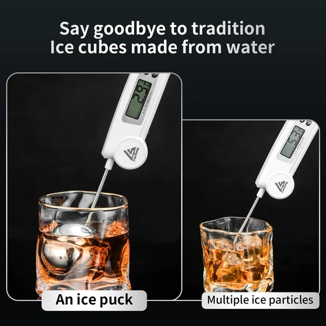 Alt view image 5 of 7 - Large 2.2" Stainless Steel Whiskey Ice Balls Set of 2 Reusable Metal Cubes, Chill Whiskey & Cocktails Without Dilution, for Men