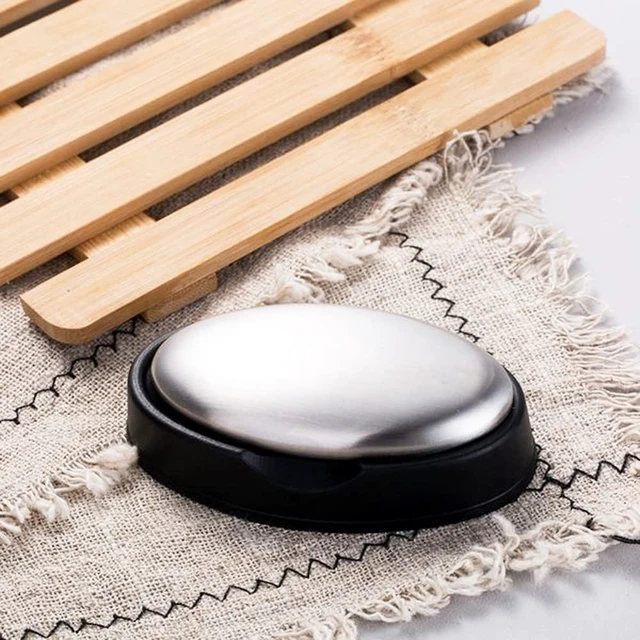 Alt view image 7 of 7 - 5 Packs Stainless Steel Bar Soap, Metal Soap Bar Odor Removing Bar, Remove Odor of Onion, Garlic and Fish