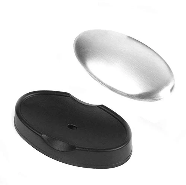 Alt view image 3 of 5 - 5 Pack Stainless Steel Soap Bar | Magic Metal Odor Remover Bar of Soap Rub Away Garlic Onion Fish Smell for Hands