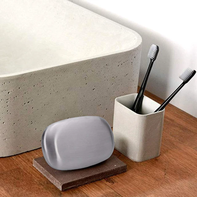 Alt view image 3 of 5 - Stainless Steel Soap Bar Magic Fish Garlic Odor Remover