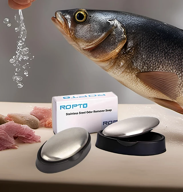 Alt view image 3 of 7 - 2 Packs Stainless Steel Soap Hand Odor Remover Bar Eliminating Smells Like Onion Garlic Scents from Hands and Skin Kitchen Gadgets