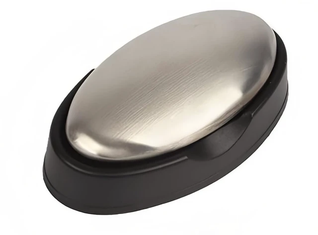 Alt view image 7 of 7 - Stainless Steel Soap Hand Odor Remover Bar Eliminating Smells Like Onion Garlic Scents from Hands and Skin Kitchen Gadgets