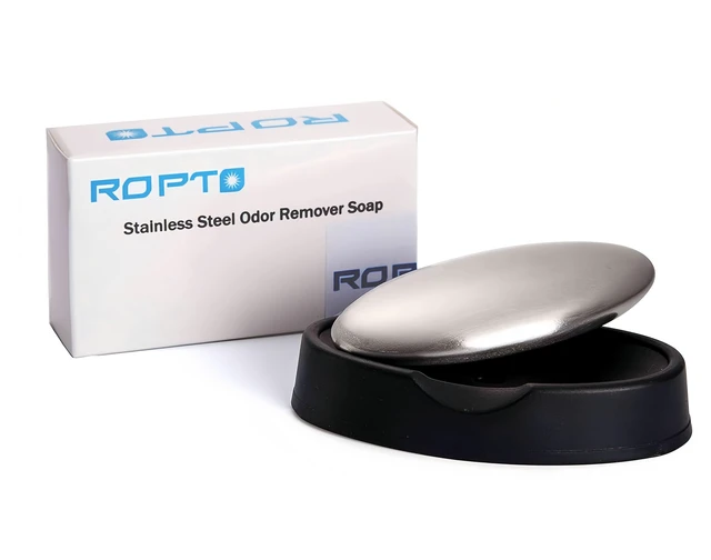 Alt view image 3 of 7 - Stainless Steel Soap, Hand Odor Eliminator Remover Odor Absorber Like Onion Garlic Fish Scents from Hands and Skin - Kitchen Gadgets with Soap Dishes