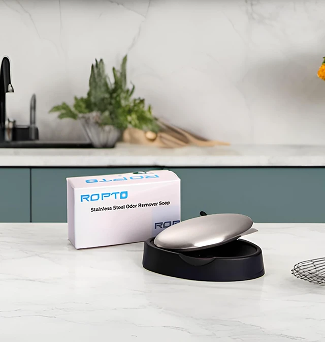 Alt view image 3 of 7 - Rondure Stainless Steel Soap Hand Odor Remover bar Eliminating Smells Like Onion Garlic Scents from Hands and Skin Kitchen Gadgets