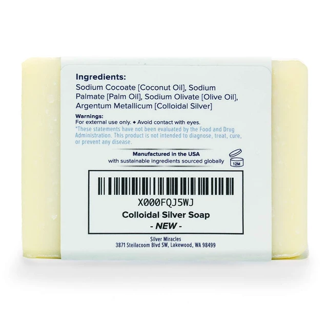 Alt view image 2 of 4 - Colloidal Silver Soap