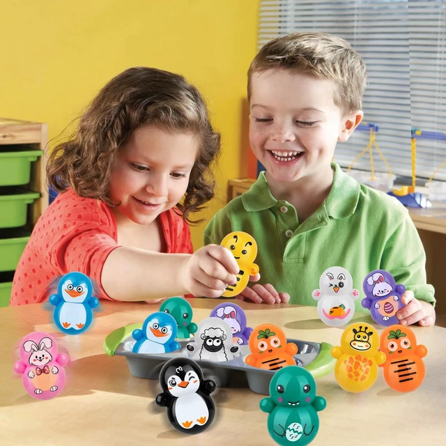 Alt view image 6 of 7 - 70pcs Animal Mini Tumbler Toys for Kids, | Doll Tumbler for Classroom Rewards Goodie Bag Filler Birthday Party Favors