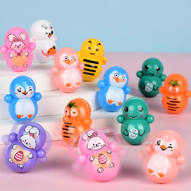 Alt view image 7 of 7 - 70pcs Animal Mini Tumbler Toys for Kids, | Doll Tumbler for Classroom Rewards Goodie Bag Filler Birthday Party Favors