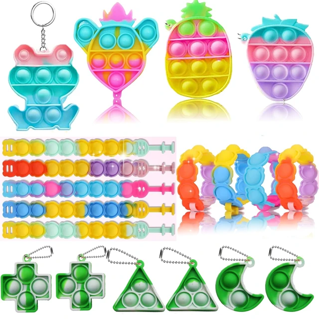 Alt view image 3 of 6 - 134 Pcs Party Favors for Kids,Prizes Treasure Box Toys for Classroom,Goodie Bag Stuffers,Pinata Filler,Birthday Prize Box,Treasure Chest Bulk Fidget Toys for Students Rewards,Easter Egg Fillers