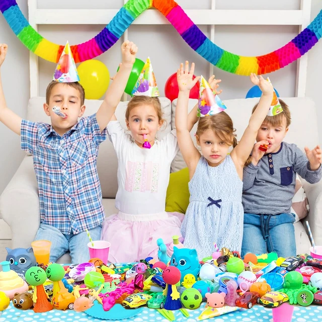 Alt view image 2 of 7 - Party Favors for Kids, 64 Pcs Small Toys Prizes Bulk, Easter Basket Goodie Bag Stuffers, Pinata Egg Fillers, Treasure Box Toys for Classroom, Prize Box Birthday Gift Bag Student Rewards