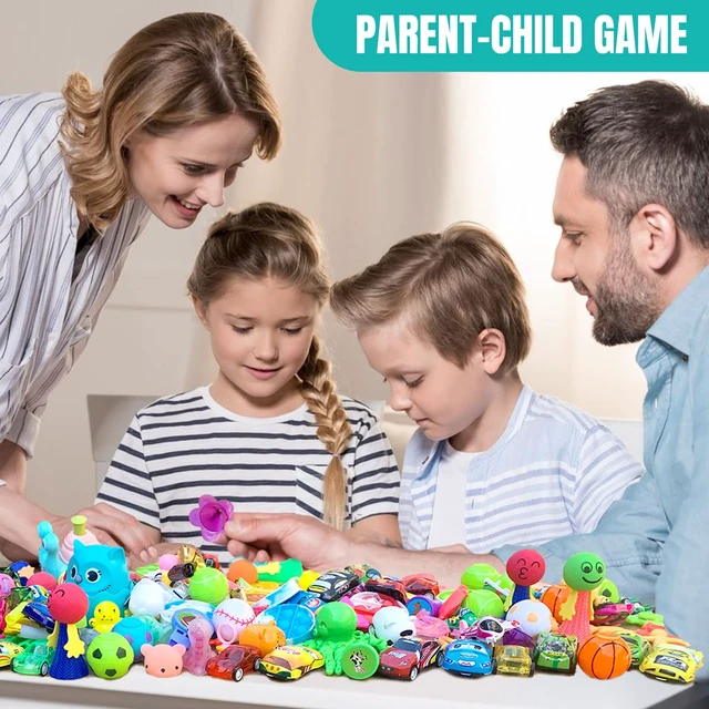 Alt view image 3 of 7 - Party Favors for Kids, 64 Pcs Small Toys Prizes Bulk, Easter Basket Goodie Bag Stuffers, Pinata Egg Fillers, Treasure Box Toys for Classroom, Prize Box Birthday Gift Bag Student Rewards
