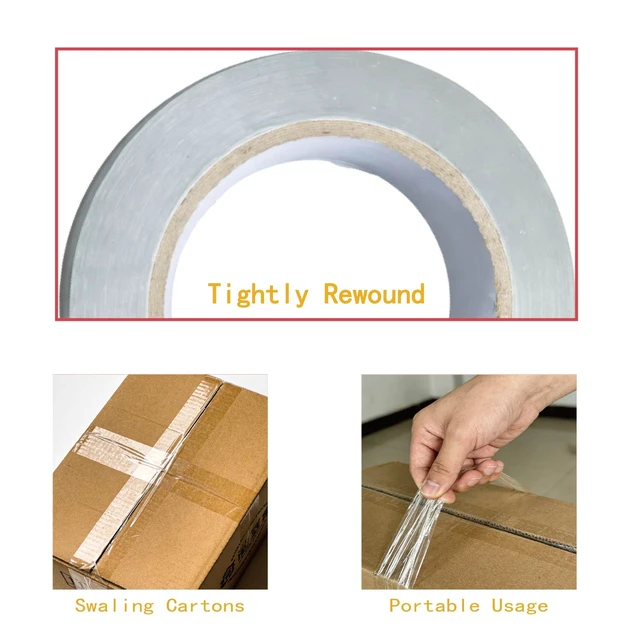 Alt view image 5 of 7 - 2.7 Mil Clear Packing Tape 6 Rolls, 1.88" x 60 Yards Per Roll, Heavy Duty Sealing Tape for Moving, Packaging, Storage & Industrial Sealing