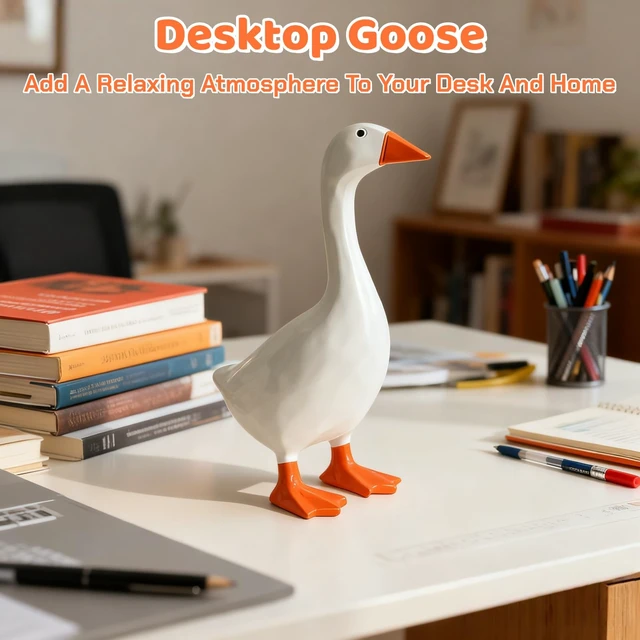 Alt view image 6 of 6 - 7 Inch Desk Goose -Desk Goose 7 Inches for Office & Home,Gift for Friends and Family