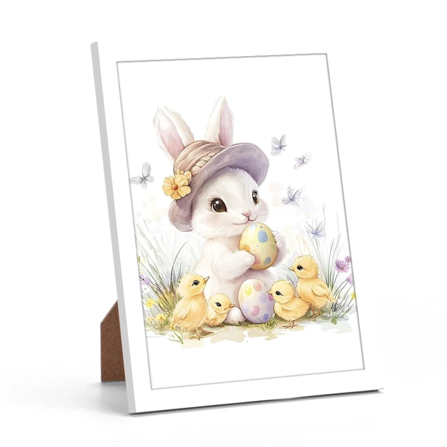 Alt view image 4 of 7 - 4x6 Picture Frame White, 4 by 6 Thin Photo Frame for Wall Tabletop Display, Single