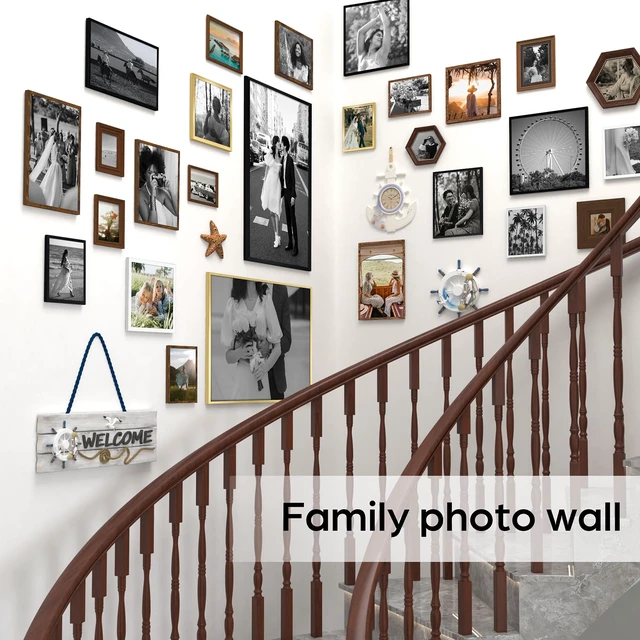 Alt view image 6 of 7 - 4x6 Picture Frame White, 4 by 6 Thin Photo Frame for Wall Tabletop Display, Single
