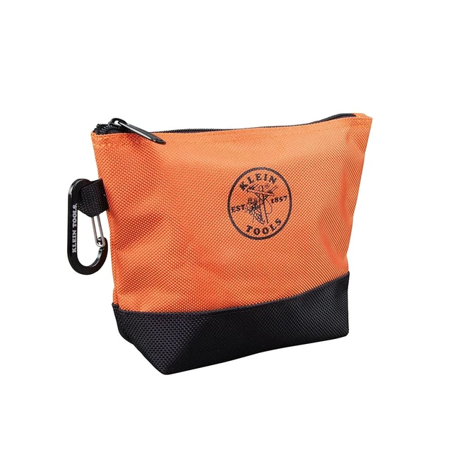 Alt view image 7 of 7 - 55470 Utility Bag, Stand-Up Zipper Tool Bags, Tough 1680d Ballistic Weave, Reinforced Bottoms, Orange/Black, Gray/Black, 2-Pack