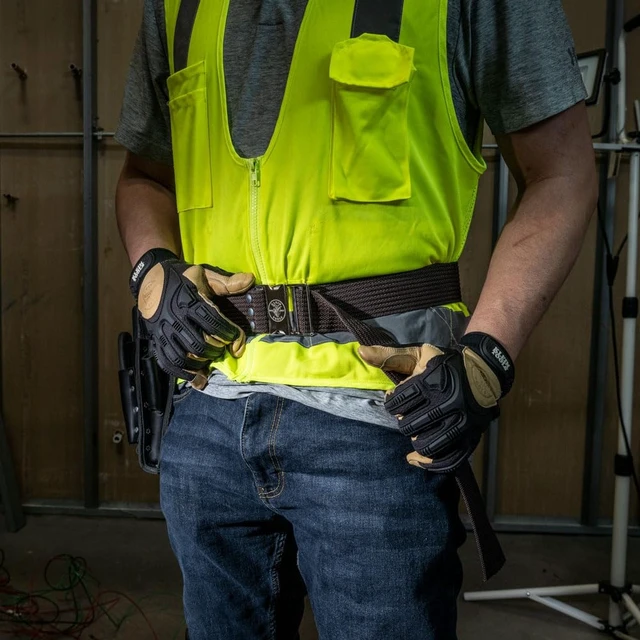 Alt view image 4 of 7 - 5225 Tool Belt, Adjustable Electrician Belt is 2-Inch Wide, Adjusts for 48-Inch Waist