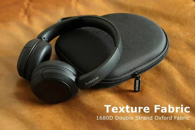 Alt view image 7 of 7 - Case Compatible with JBL Tune 510BT Bluetooth Headphones, with JBL Tune 520BT/670NC Live 460NC/Junior 320, with Sony WH-CH520/510, Travel Carrying Headphone Case for On Ear Headphones (Black)