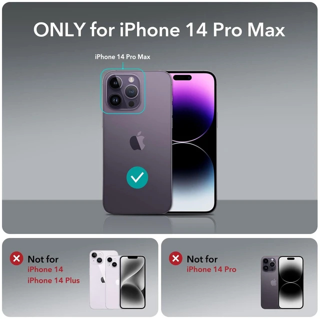 Alt view image 3 of 7 - Classic Hybrid for iPhone 14 Pro Max Case, Clear | Long-Lasting Anti-Yellowing, Ultra-Thin, Compatible with MagSafe, 3X Military-Grade Protection, Magnetic Phone Case