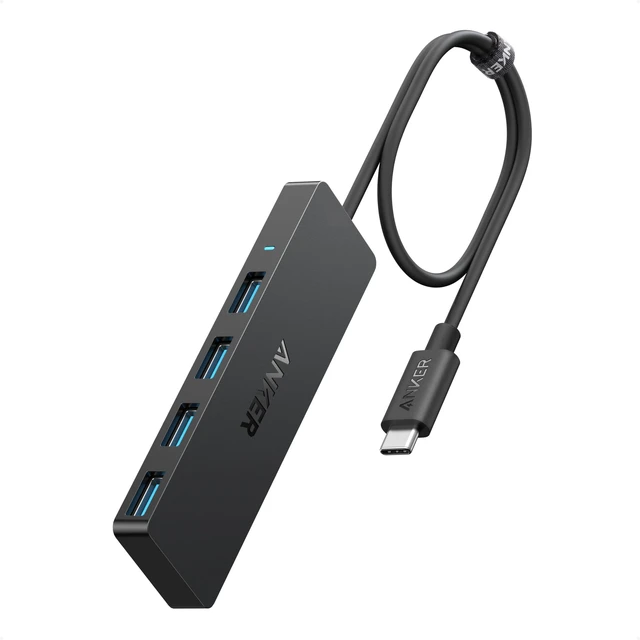 Main image of USB C Hub, USB Extender, 4-in-1 USB Splitter, Computer Accessories | Multiport adapter with 5Gbps Data Transfer for USB-C Port Laptop, PC, Desktop and More (Charging Not Supported)(USB-C, 2ft)