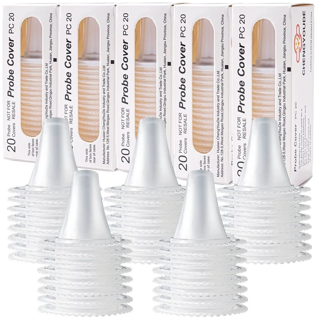 Main image of 200X Ear Thermometer Probe Covers, Lens Filters, Refill Covers for All Braun themometer Models BPA Free Digital Disposable Covers