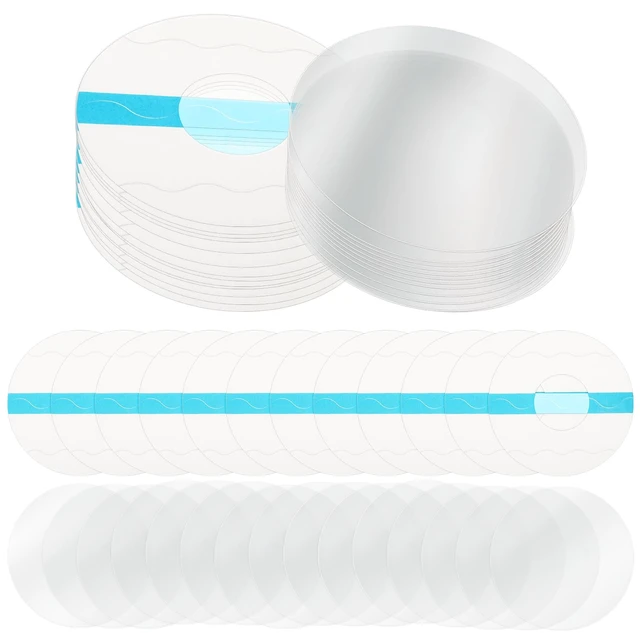 Alt view image 3 of 7 - 30 Pack Glucose Sensor Covers Medical Adhesive Patches for Precut CGM Tape with No Glue on The Center Waterproof and Strong Stick for Long Stay