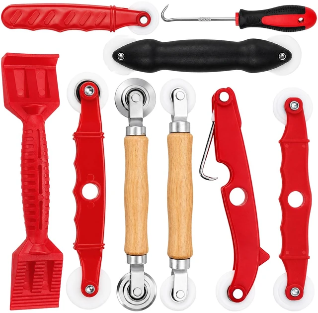 Main image of Screen Repair Tool, Window Spline Roller for Installation, 9 PCS | Screen Spline Installer Roller Tool, Durable Window Door Repair Kit for Installing Replacing Sliding Patio Doors RV Home