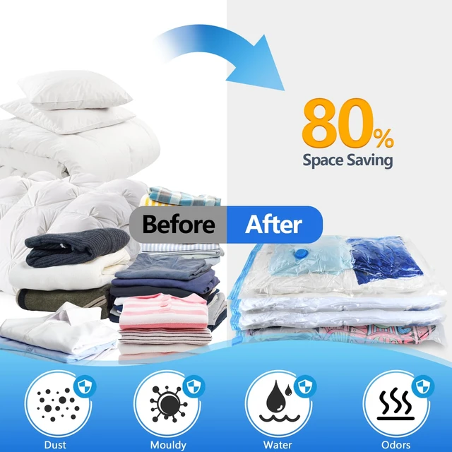 Alt view image 2 of 6 - Electric Pump for Vacuum Storage Bags Blue | 5000 PA 55W Portable Lightweight Seal Pump for Clothes and Travel Bags, Perfect for Travel, Moving, Bags Not Included