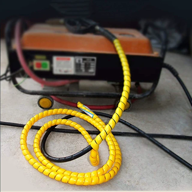 Alt view image 6 of 7 - Dog and Cat Cord Protector 32.8ft Wire Protector Sleeve Covers for Cord Protects Your Pets from Chewing Through Insulated Cables 5 PCS/Pack 32.8ft in Total 10mm Width