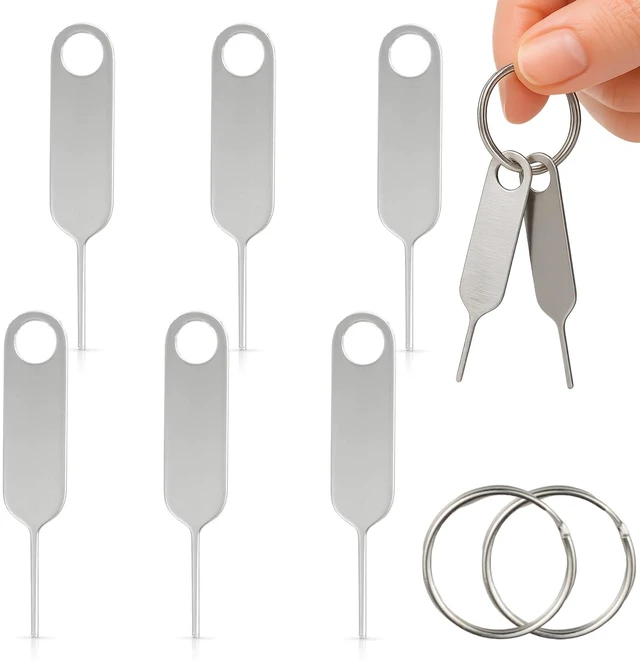 Main image of 32-Piece SIM Card Ejector Tool Set Universal Tray Removal Pins for iPhone,& Watch Link Repair