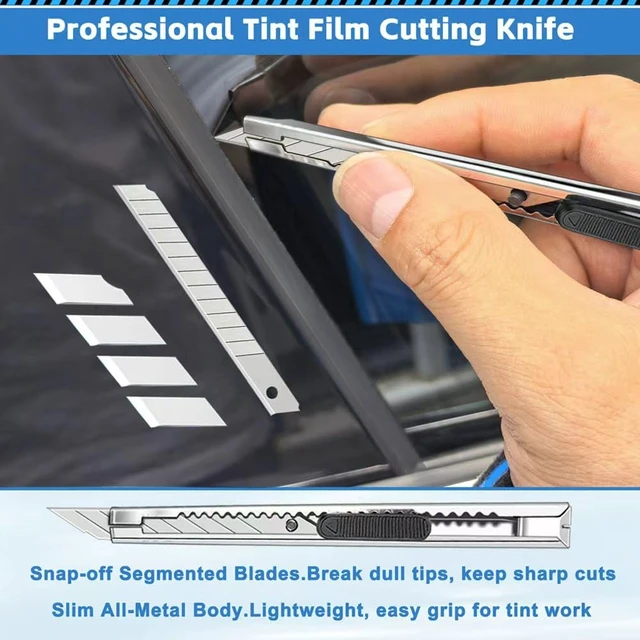 Alt view image 5 of 7 - Vicsamer Film Installation Tools Set,Scratch-Free for Car Vinyl & Tint | Car Vinyl Wrap & Tint Squeegee Kit, Felt & Plastic Scraper etc. for Auto & Phone Screen, Clean Cut Edge Tuck, All-in-One