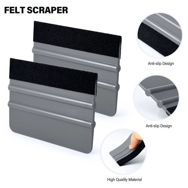 Alt view image 2 of 7 - Vinyl Wrap Tool Kit Car Window Tint Installation Tools Wrapping Kit | Vinyl Wrap Squeegee Tool, 9mm Utility Knife, Film Cutter and Vinyl Tucking Tool Window Tint Kit for Car Wrapping