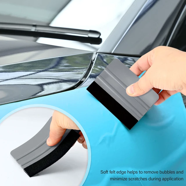 Alt view image 3 of 7 - Vinyl Wrap Tool Kit Car Window Tint Installation Tools Wrapping Kit | Vinyl Wrap Squeegee Tool, 9mm Utility Knife, Film Cutter and Vinyl Tucking Tool Window Tint Kit for Car Wrapping