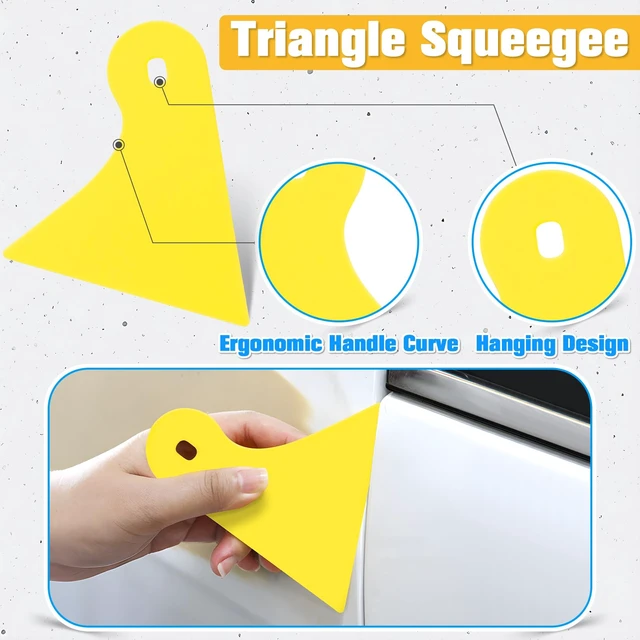 Alt view image 5 of 7 - Car Window Tint Kit, 13 Pcs Vinyl Wrap Tool Kit, Wallpaper Tools | Vinyl felt squeegee, window film tint kit, peel and stick wallpaper kit smoothing tool, privacy film tint installation kit