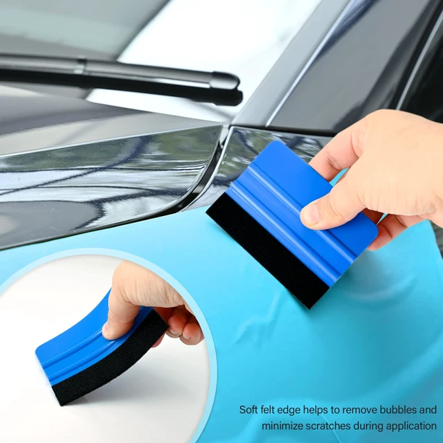 Alt view image 3 of 7 - Vinyl Wrap Tool Kit Car Window Tint Installation Tools Wrapping Kit | Vinyl Wrap Squeegee Tool, 9mm Utility Knife, Film Cutter and Vinyl Tucking Tool Window Tint Kit for Car Wrapping