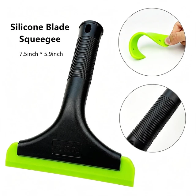 Alt view image 2 of 7 - Install Window Film Tint Squeegee Kit, with 7.5in Long Glass Wiper, 4IN Wrap Applicator, Cutter & Blades, Micro Squeegee