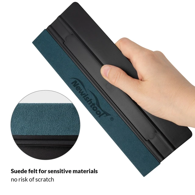 Alt view image 4 of 7 - 3 Pcs Vinyl Wrap Squeegee Different Size Felt Squeegee for Vinyl | Suede Felt Edge Squeegee Sign Making Wrap Tool for Wallpaper Smoothing, Car PPF Vinyl Wrap Window Tint Application