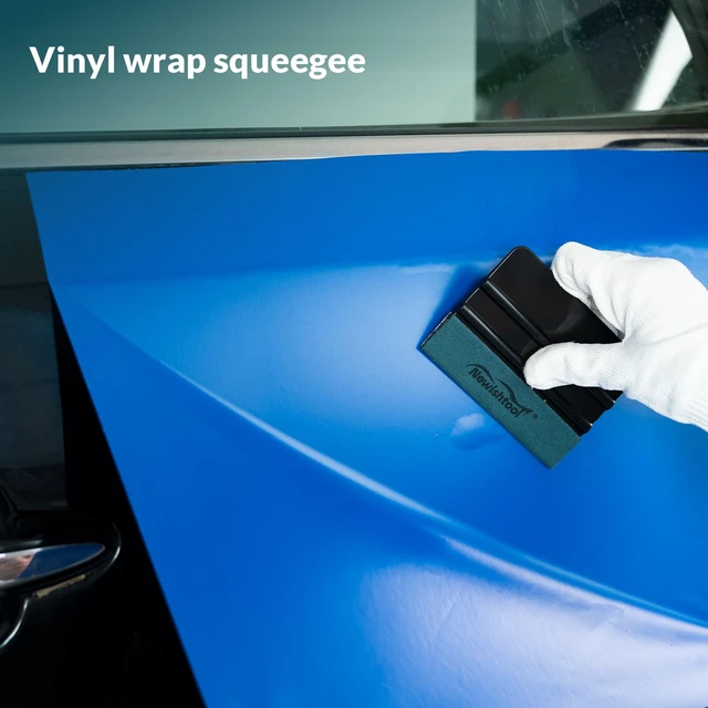 Alt view image 6 of 7 - 3 Pcs Vinyl Wrap Squeegee Different Size Felt Squeegee for Vinyl | Suede Felt Edge Squeegee Sign Making Wrap Tool for Wallpaper Smoothing, Car PPF Vinyl Wrap Window Tint Application