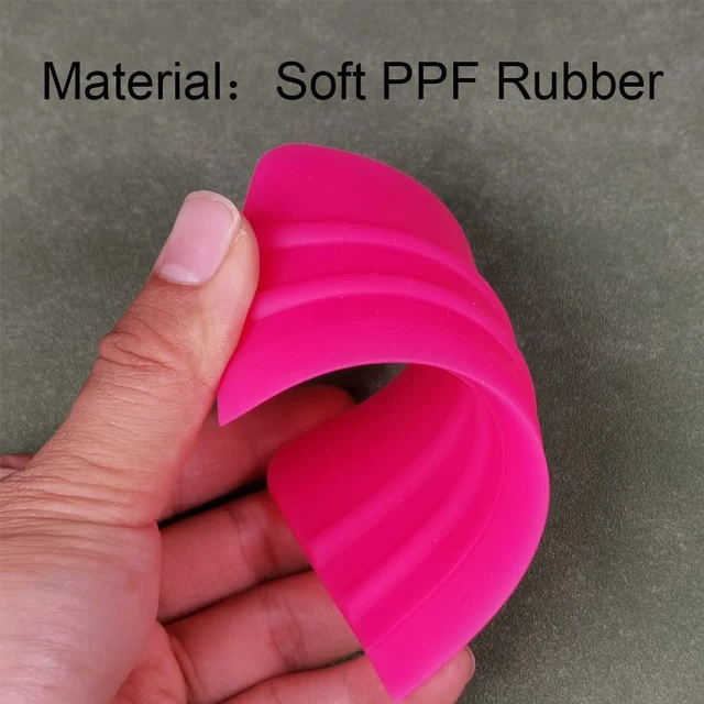 Alt view image 3 of 5 - PPF Squeegee Soft Silicone Rubber Scraper,Vinyl Wrap and Window Tint Windshield Glass Cleaning Squeege,Anti-Scratch TPU Coating Scraper for Car Vinyl Paint Protection Film Installation