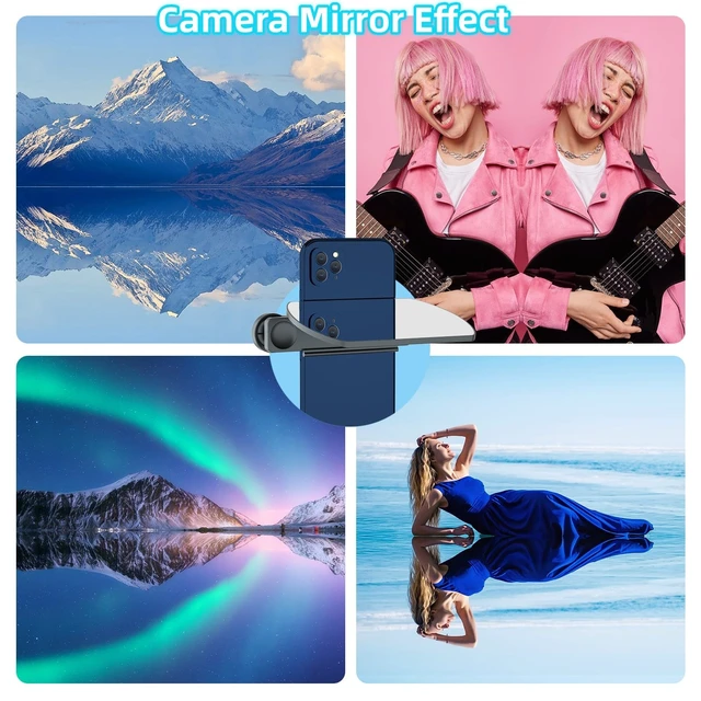 Alt view image 6 of 7 - Phone Camera Lens, 198 Fisheye Lens + 120 Super Wide-Angle Lens + 20x Macro Lenses Camera Photography Accessories kit Gadgets for iPhone Samsung Android Smartphone