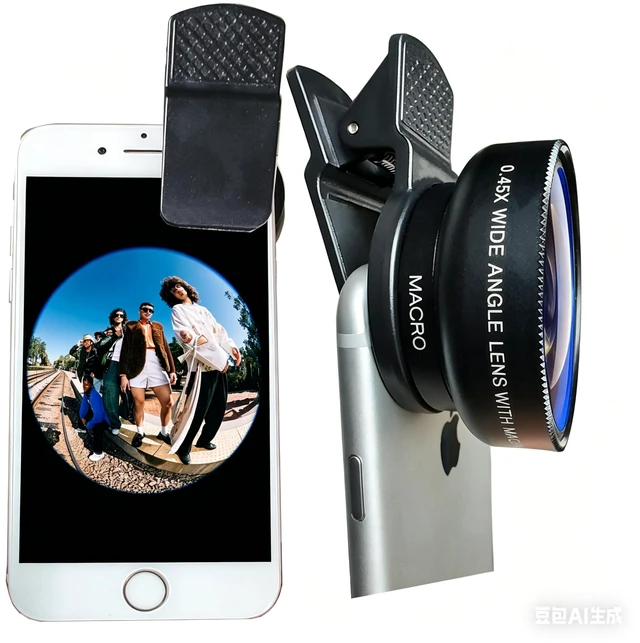 Main image of Fisheye Lens iPhone Phone Camera Lens Kit Wide Angle Macro | universal , for graduation signature
