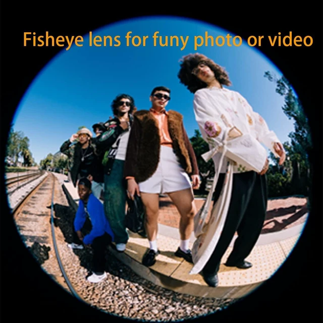 Alt view image 4 of 6 - Fisheye Lens iPhone Phone Camera Lens Kit Wide Angle Macro | universal , for graduation signature