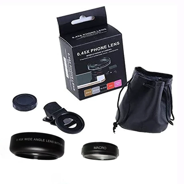 Alt view image 6 of 6 - Fisheye Lens iPhone Phone Camera Lens Kit Wide Angle Macro | universal , for graduation signature