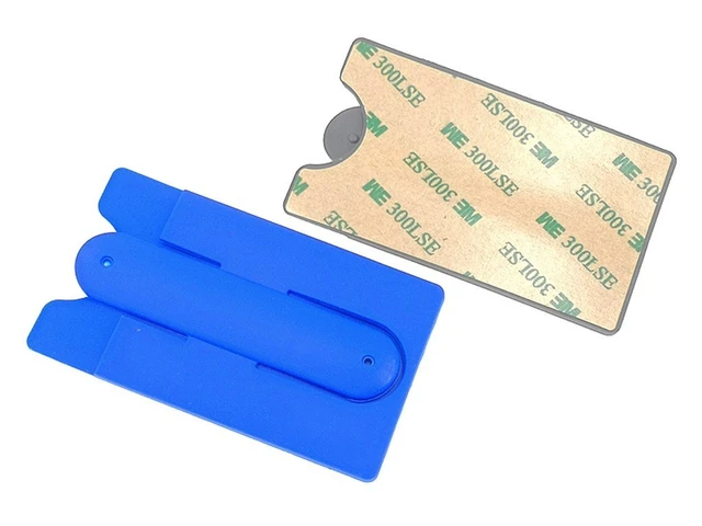Alt view image 3 of 7 - Card Holder with Cell Phone Stand,Stick-on Silicon Rubber Smartphone Sleeve Support Wallet(6pcs)